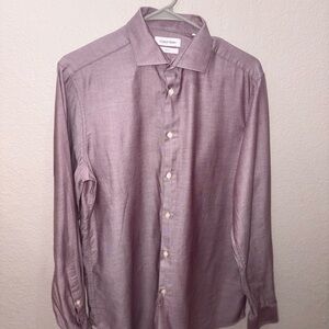 Calvin Klein Men's Lavender Dress Shirt